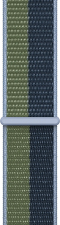 Curea Apple Watch Sport Loop, 45mm, Abyss Blue/Moss Green [1]
