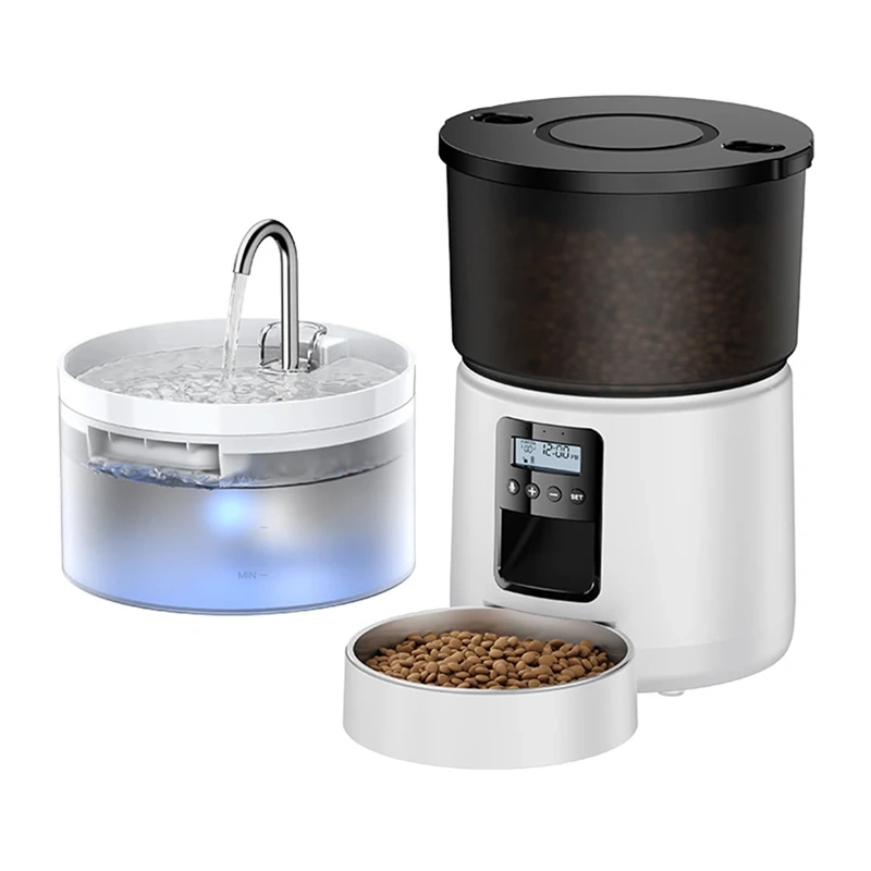 Gadgets - Distribuitor de alimente ROJECO Button de 3 litri cu distribuitor de apa de 2 litri