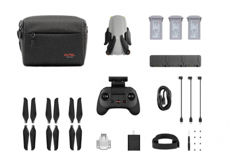 Drona pliabila Autel Evo Nano Premium, Gri, 4K, 48MP, 1/2" CMOS, Gimbal pe 3 axe, GPS, 28 min timp zbor, Slot memorie, 2250 mAh [1]