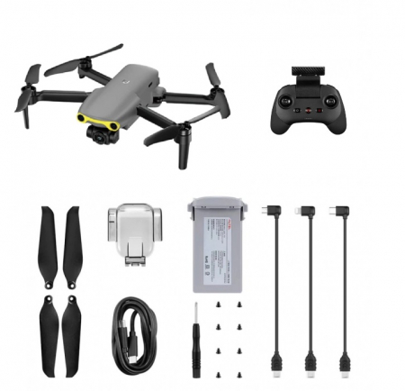 Drone cu Camera - Drona pliabila Autel Evo Nano+ Standard, Gri, 4K, 48MP, 1/2" CMOS, Gimbal pe 3 axe, GPS, 28 min timp zbor, Slot memorie, 2250 mAh