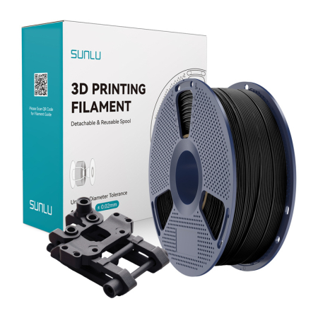 Gadgets - Filament ABS cu stralucire (negru)