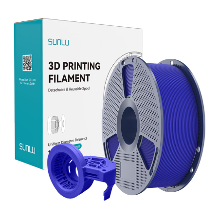 Gadgets - Filament mat de mare viteza Sunlu PETG (albastru)