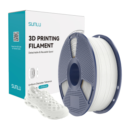 Filament Sunlu TPU 95A (alb) [0]