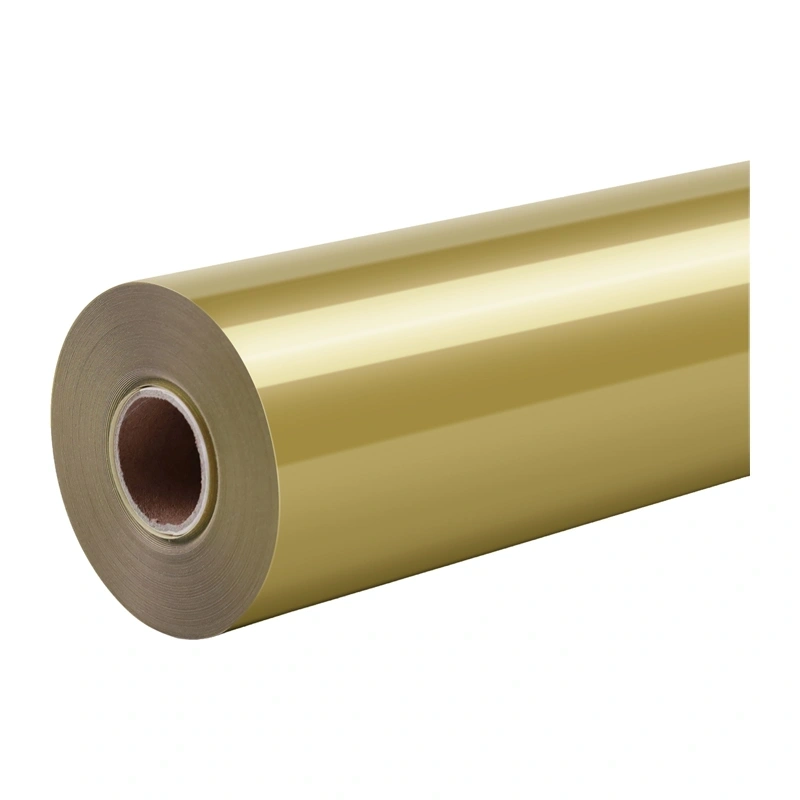 Gadgets - Folie de transfer termic HTVRONT Pure, 30,5 cm x 1,8 m (auriu)
