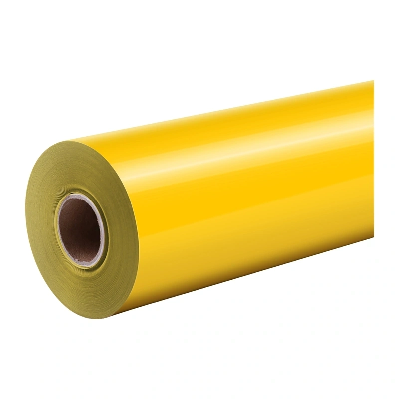 Gadgets - Folie de transfer termic HTVRONT Pure, 30,5 cm x 1,8 m (galben)
