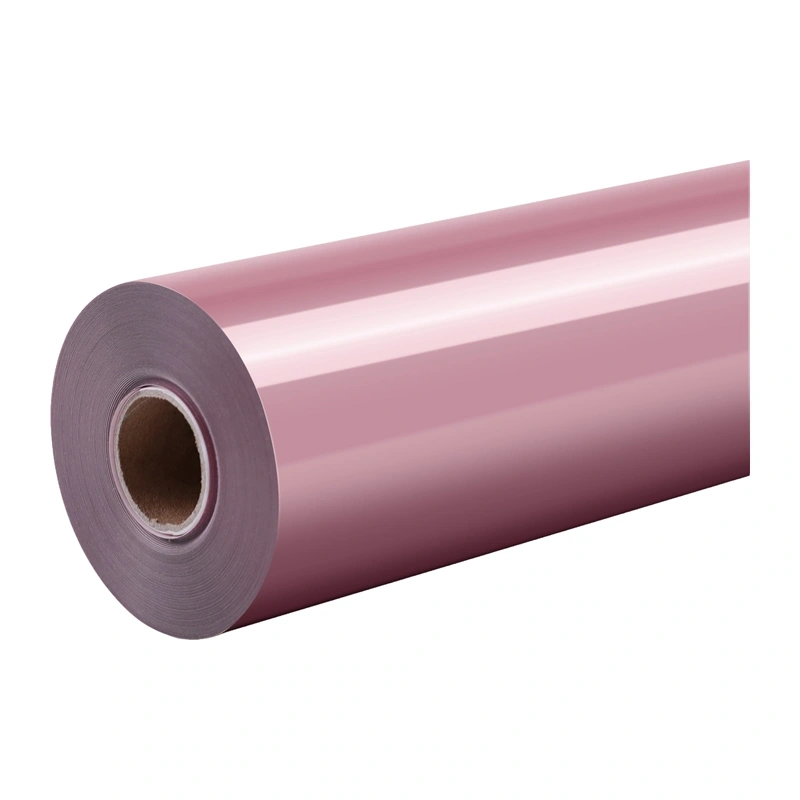 Gadgets - Folie de transfer termic HTVRONT Pure, 30,5 cm x 1,8 m (roz-auriu)