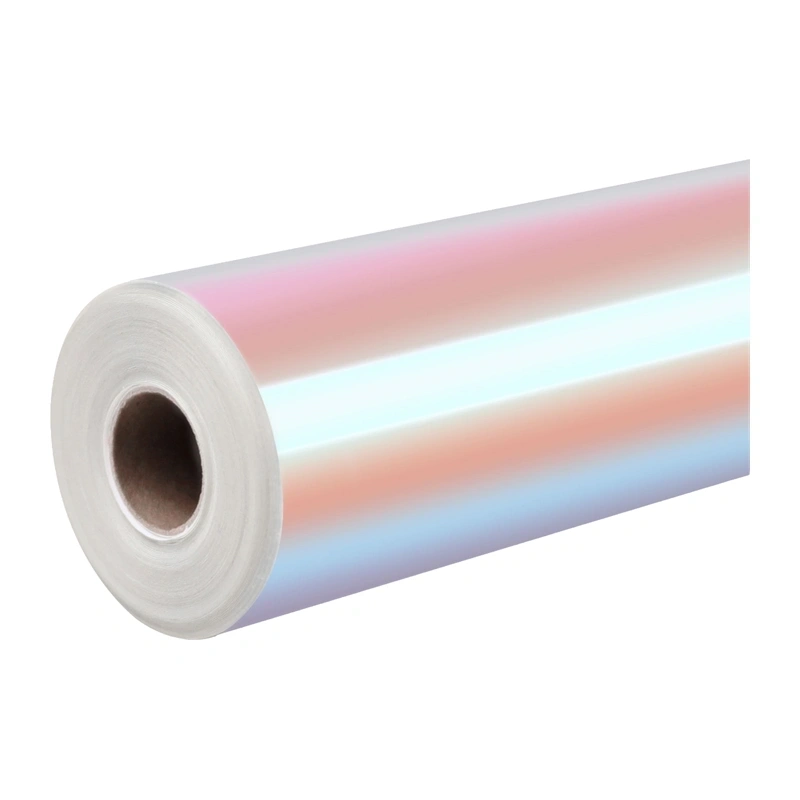 Gadgets - Folie holografica autoadeziva HTVRONT, 30,5 cm x 90 cm (roz-violet)