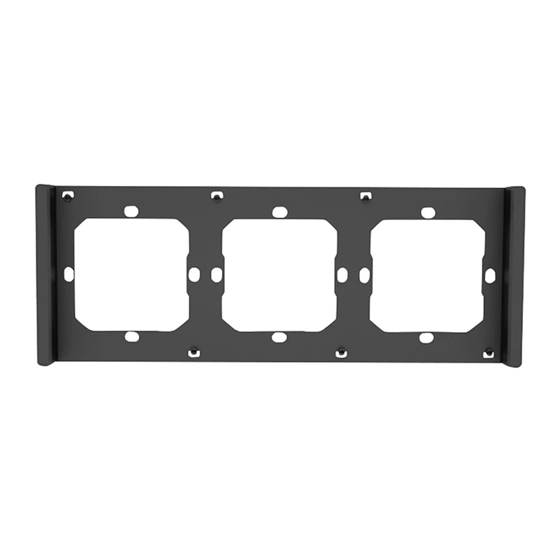 Gadgets - Frame for M5 80 smart wall switch 3-way triple SONOFF M5-3C-80-F (dim gray)