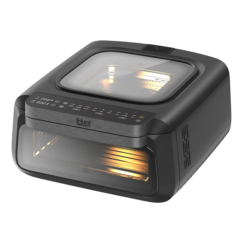 Cuptor cu Aer Cald iHunt Bro Pizza Air Fryer ULTRA FAST, 13L, 2100W, Pizza Oven 380°C, Air Fryer 3 în 1, 18 Programe, Încălzire 360°, Control Touch [3]