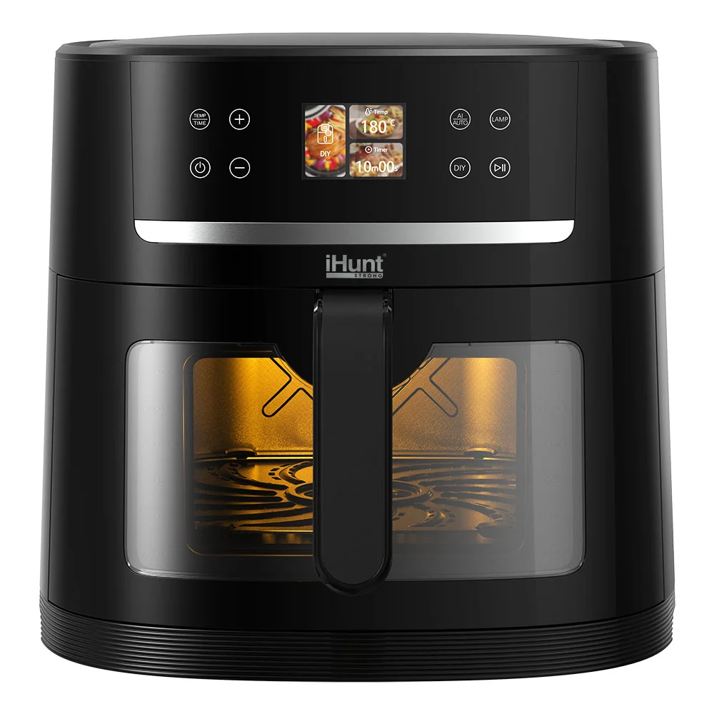 Gadgets - iHunt Bro Air Fryer AI Chef Hot Air Fryer & Rotisserie, 8L, 1800W, AI One-Click, Wi-Fi, 360° Hot Air, App Control, Digital Touch Panel
