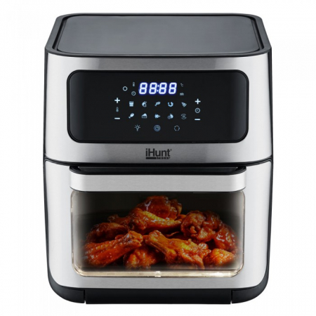 Smart Home - Friteuza cu aer cald si rotisor iHunt Bro Air Fryer 12L Rotary