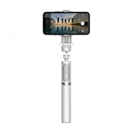 Selfie stick trepied inteligent extensibil cu stabilizator FunSnap Capture Q Alb, Face tracking, Maner detasabil [2]