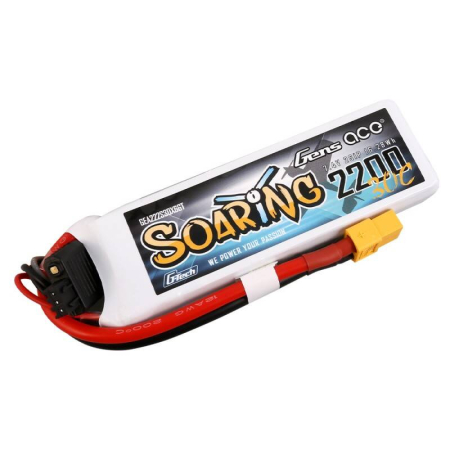Gens Ace G-Tech Soaring 2200mAh 7.4V 30C 2S1P XT60 [2]
