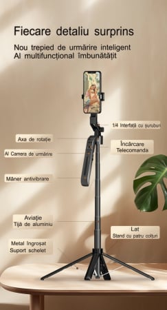 FUNSNAP A6 AI Felismerés Intelligens Követő Gimball, 360 fokos követés, mobilfotózás, élő közvetítés, rázkódásgátló tartó [2]