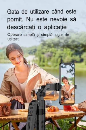 FUNSNAP A6 AI Felismerés Intelligens Követő Gimball, 360 fokos követés, mobilfotózás, élő közvetítés, rázkódásgátló tartó [8]