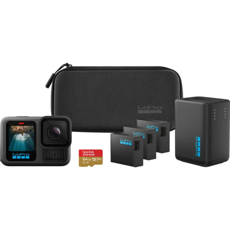 Gadgets - GoPro Hero13 Black Camera Actiune Bundle Extended Power SD Card 64Gb