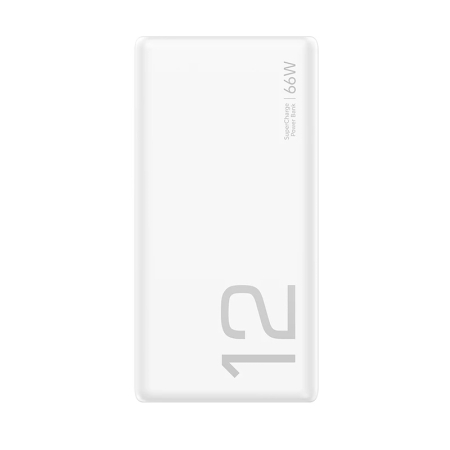 Noutati - HONOR CHOICE 66W SuperCharge Power White 12000mAh White