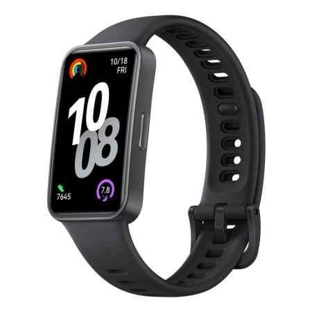 Bratari si Ceasuri Sport - Huawei Band 10 Matte Black, Curea Fluoroelastomer Black