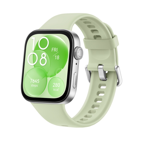 Telefoane Mobile - HUAWEI WATCH FIT 3 Green Fluoroelastomer Strap