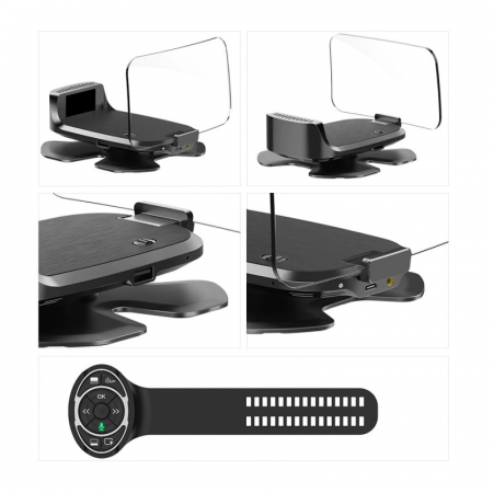 Display de bord pentru parbriz iSEN Smart CarPlay HUD [1]