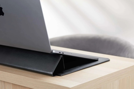 HyperShield Stand & Go Laptop Sleeve, MacBook Pro 15"/16" Black [1]