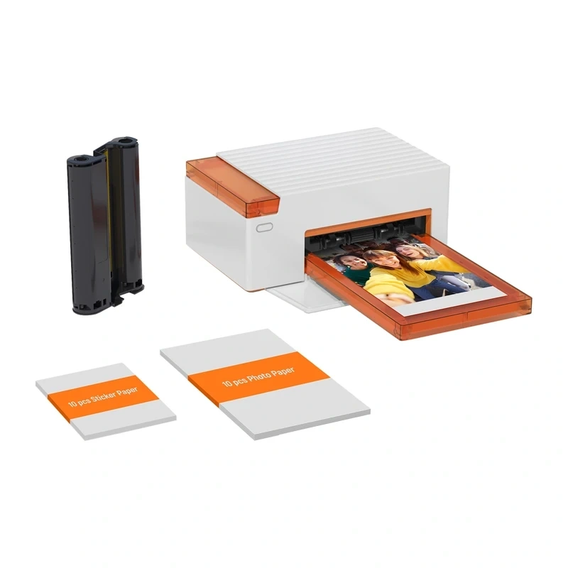 Gadgets - Imprimanta foto Liene Amber M210 4x6", 10 coli
