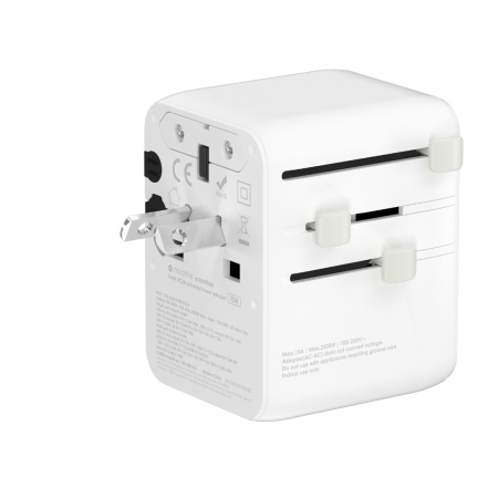 Incarcator Mophie Essential 35w GaN 5 Port + AC Travel Adapter, White [3]