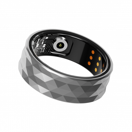 Inel iSEN R12M Smart Ring Silver, HR, SpO2, Monitorizare somn, Contor calorii, Multi Sport, Aplicatie dedicata: LuckRing, 15mAh, IP68 [3]
