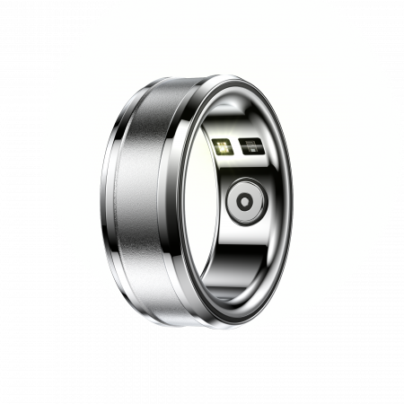 iSEN R3 Okosgyűrű, HR, SpO2, Hőmérséklet, Alvásfigyelés, Multi Sport, Dedikált alkalmazás: EcTri, 18mAh, IP68, Silver [1]