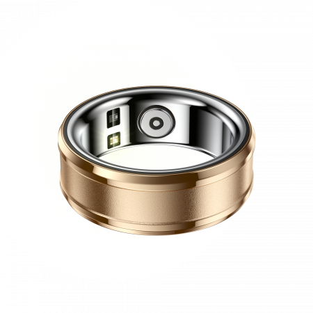 iSEN R3 Okosgyűrű, HR, SpO2, Hőmérséklet, Alvásfigyelés, Multi Sport, Dedikált alkalmazás: EcTri, 18mAh, IP68, Gold [2]