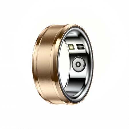 iSEN R3 Okosgyűrű, HR, SpO2, Hőmérséklet, Alvásfigyelés, Multi Sport, Dedikált alkalmazás: EcTri, 18mAh, IP68, Gold [1]