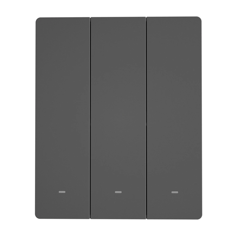 intrerupator de perete inteligent SONOFF M5-3C-80 cu conexiune WiFi (3 canale, montare incastrata, culoare grafit) [3]