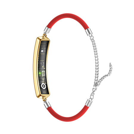 iSEN B5 Bratara Inteligenta, Auriu, Otel inoxidabil, 18mAh, Monitorizare Ritm Cardiac & Oxigen din Sange, Urmarire Somn & Activitate, Sanatate Feminina, Incarcare Magnetica [8]