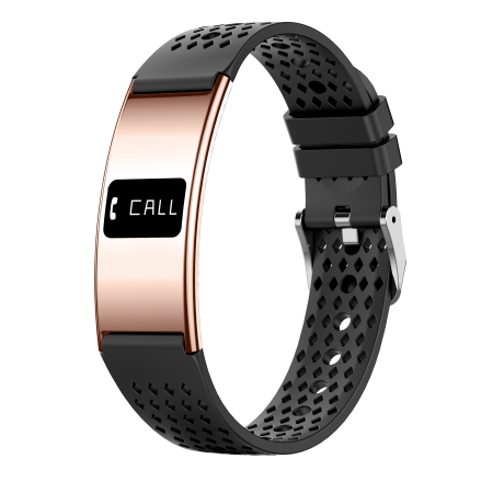 iSEN B8 Smart Watch, Pink with Grey bracelet, Silicone, Heart Rate & Blood Oxygen Monitoring, Pressure Detection, Sleep & Activity Tracking, Female Health, 33mAh, BLE 5.3, Magnetic Charging