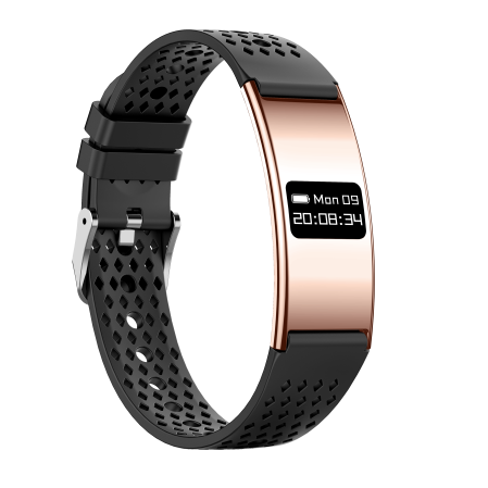 iSEN B8 Ceas Inteligent, Roz cu bratara Gri, Silicon, Ritm Cardiac & Oxigen Sange, Detectare Presiune, Urmarire Somn & Activitate, Sanatate Femei, 33mAh, BLE 5.3, Incarcare Magnetica [2]