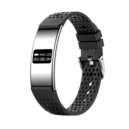 iSEN B8 Smart Watch, White with Grey bracelet, Silicone, Heart Rate & Blood Oxygen Monitoring, Pressure Detection, Sleep & Activity Tracking, Female Health, 33mAh, BLE 5.3, Magnetic Charging