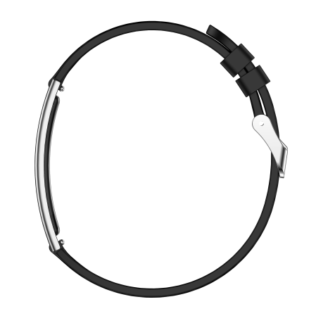 iSEN B8 Okosóra, Feher, Fekete szíjjal, Szilikon, Pulzusszám & Véroxigén Mérés, Nyomásérzékelés, Alvás & Aktivitás Követés, Női Egészség, 33mAh, BLE 5.3, Mágneses Töltés [1]