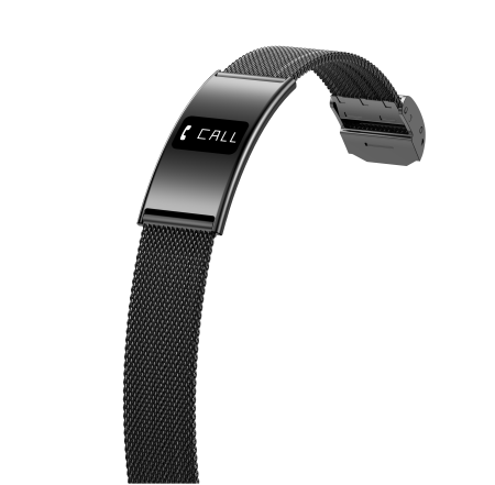 iSEN B8 Smart Watch, Black with Black bracelet, Zinc alloy, Heart Rate & Blood Oxygen Monitoring, Pressure Detection, Sleep & Activity Tracking, Female Health, 33mAh, BLE 5.3, Magnetic Charging [3]