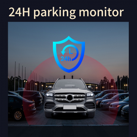 iSEN P87 Car Camera, 4G, 1.9", 2K Front, 1080P Rear, WiFi, GPS+Beidou, 3-Axis G-Sensor, Night Vision, Parking Monitoring, Loop Recording, Remote Monitoring [7]