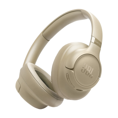 Casti Wireless - Căști JBL Tune 730BT , Bej, Wireless Over-Ear  Bluetooth 6.0, Driver 40mm, JBL Pure Bass, Autonomie 76h, Microfon Integrat, Pliabile