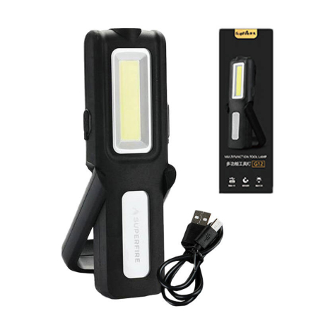 Lanterna de atelier Superfire G12, 566lm, USB [3]