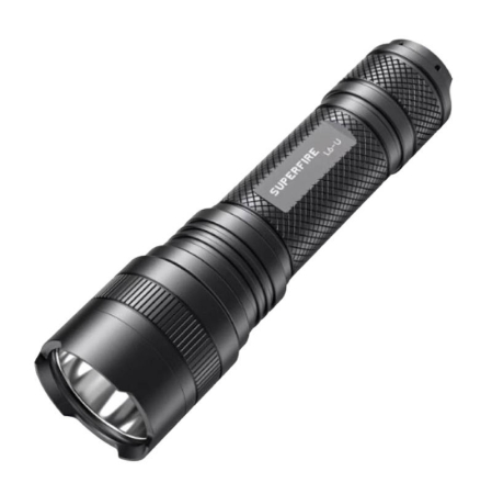 Gadgets - Lanterna Superfire L6-U - 1480 lm, 330 m, 5 moduri, 20W, USB-C