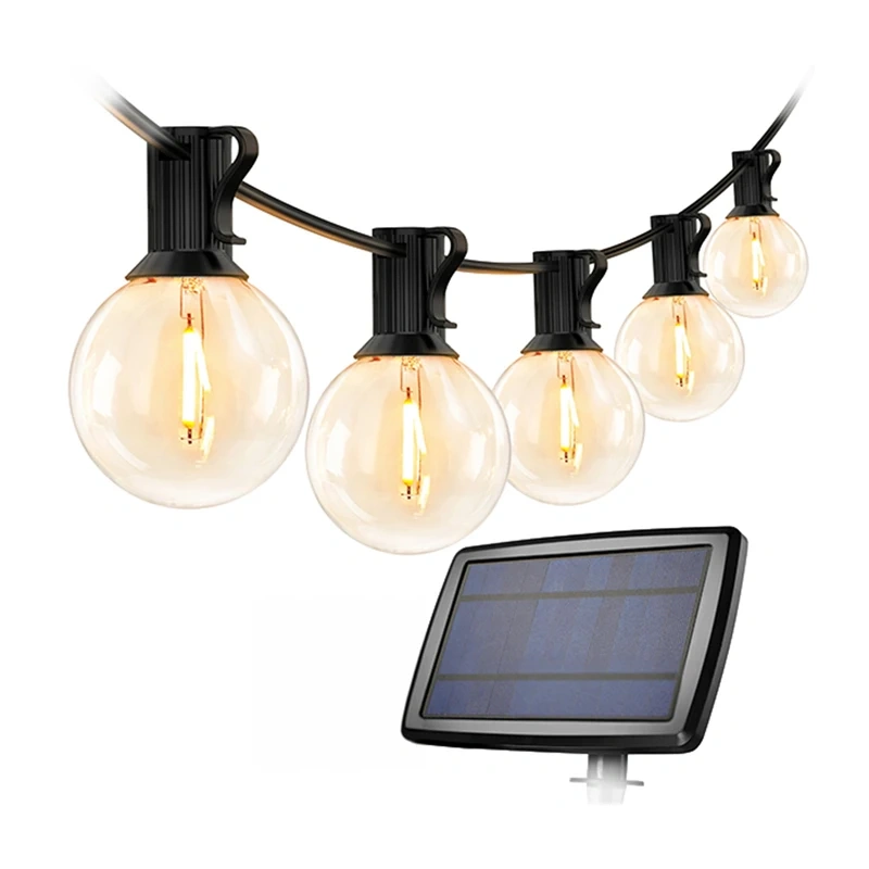 Gadgets - LEPRO PR440001-WW Ghirlanda luminoasa solara de gradina, 7,62 m, senzor de amurg, 4 moduri de functionare