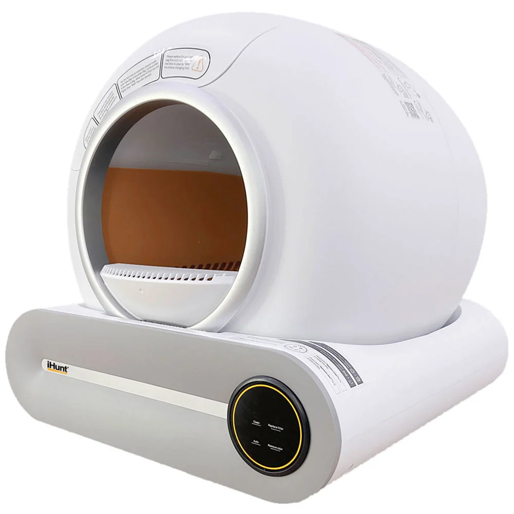 iHunt Smart Cat Litter V1 Automatic Cat Litter Box, Wi-Fi, App Control, Self-Cleaning, UV Sterilization, 9L Waste Bin [3]