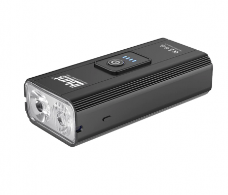 Accesorii Gadgets - Lanterna iHunt Light Bike 1000, LED, din aluminiu, Acumulator inclus, Black