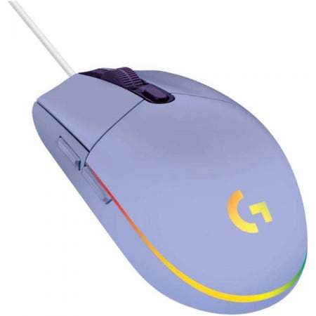 Accesorii - Mouse Gaming Logitech G102 Lightsync, Violet, 8000 DPI, Senzor Optic, RGB, 6 Butoane, USB