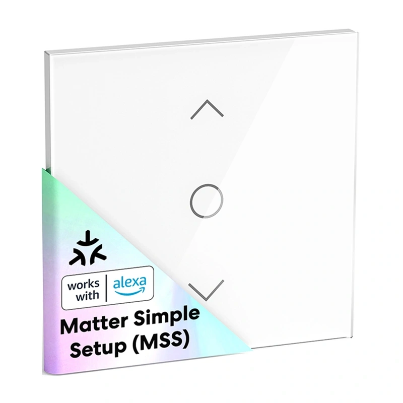 Gadgets - MEROSS MRS100MA(EU) Comutator inteligent Wi-Fi (Matter) pentru obloane rulante (pachet de 4 bucati)