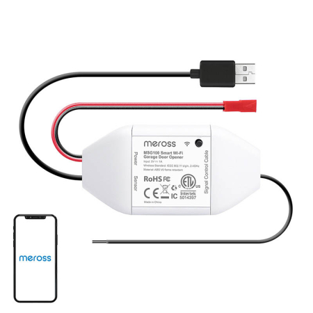 Gadgets - Meross MSG100HK comutator inteligent pentru usa garajului (HomeKit)