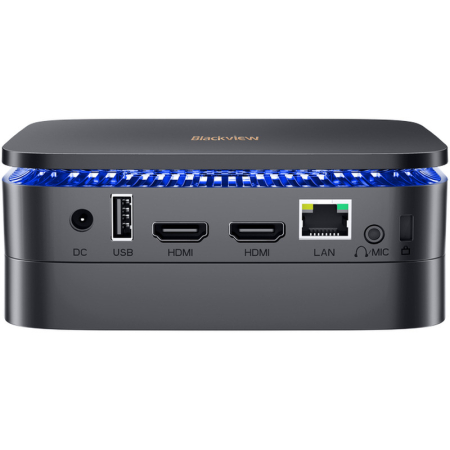 Mini PC Blackview MP60-N150, Intel Twin Lake N150, pana la 3.6GHz, 16GB DDR4, 512GB SSD, Windows 11 Pro, WiFi (2.4G+5G), Dual 4K 60Hz UHD [1]