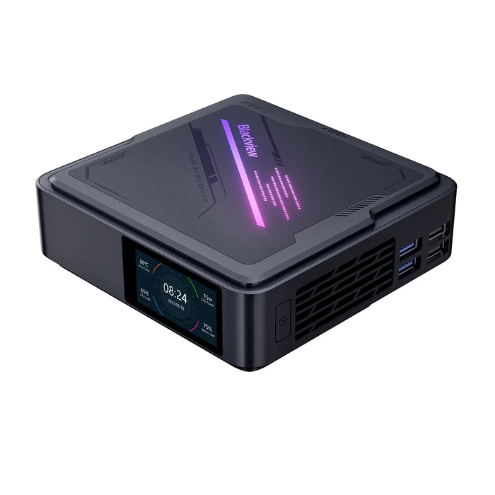 Lifestyle - Mini PC Blackview MP90 Albastru, Intel Alder Lake N97, 16GB RAM, 1TB SSD, Windows 11 Pro, Display Dual 4K, Wi-Fi, Bt 4.2